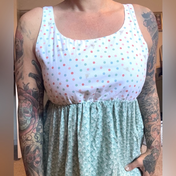 Handmade by me. Women’s Tiered dress 100% cotton size M/L - Picture 4 of 13